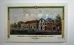 Tegeltableau N.V. Kaashandel Maatschappy Gouda (1914), Ivora