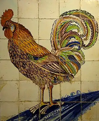 Een tegeltableu van De Swaen uit het tweede kwart van de 17e eeuw