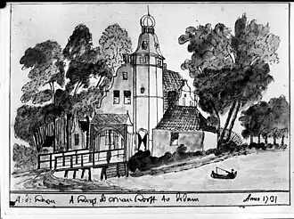 Het Huis Manhorst in 1731