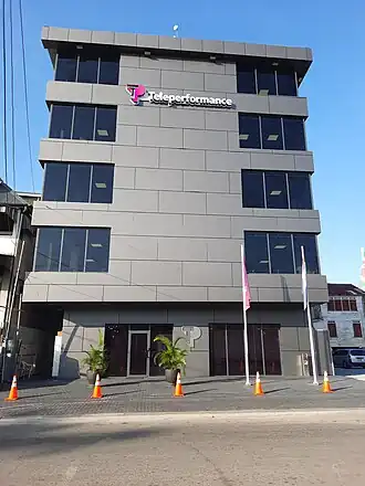 een van de vestigingen in Paramaribo