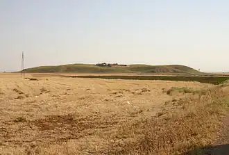 Tell Mozan gezien vanuit het noorden