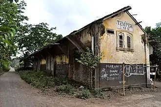 Voormalig station Tempeh (2013).