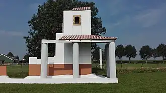 Deelreconstructie Tempel van Empel in 2015