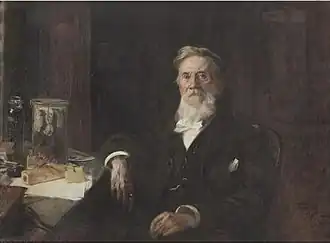 Portret van Carl Brunner-von Wattenwyl uit 1906 door Hans Temple