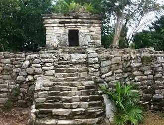 Xcaret tempel ruïne