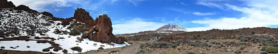 Op de GR-131 tussen El Portillo en Ermita de las Nieves