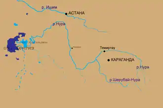 Tengizmeer met de Noera