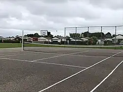 Tennisbaan en basketbalveld Recreatieoord Hoek van Holland