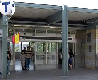 De oostelijke ingang