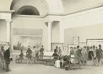 Tentoonstelling van Levende Meesters in Den Haag (1845)