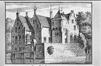 Ter Lips in 1725, volgens Abraham de Haen