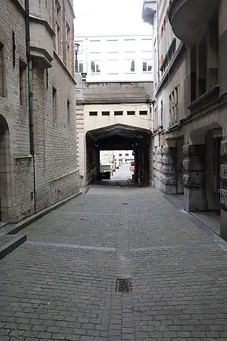 Zicht in de Terarkenstraat richting Stuiversstraat