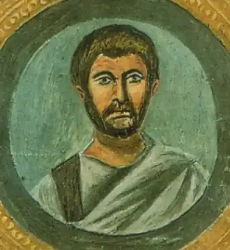 Terentius, portret uit de 9e eeuw