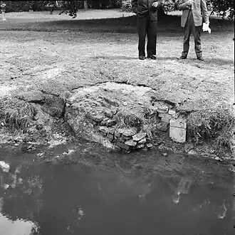 Restant van de havezate in 1962