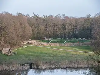 Terrein met resten van de Kuinderburcht