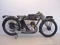 Terrot HS (350 cc zijklepmotor) uit 1927