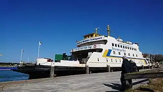 De Terschellinger Bank in de jachthaven van Vlieland