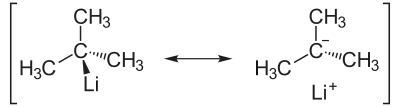 Resonantie in tert-butyllithium