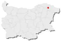 Locatie van Tervel in Bulgarije