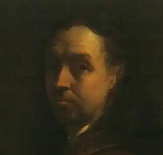 Augustinus Terwesten. Zelfportret. Ca. 1700.