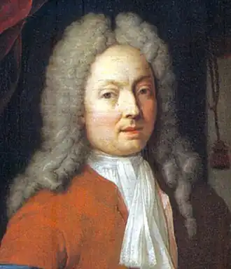 Mattheus Terwesten. Zelfportret. Ca. 1705.