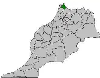 Kaart van Tétouan