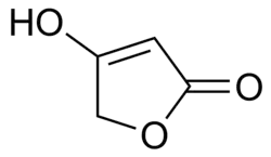 Structuurformule van tetronzuur