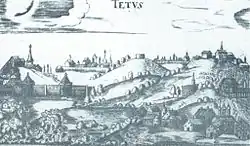 Tetjoesji (Tetus) door Adam Olearius (17e eeuw)