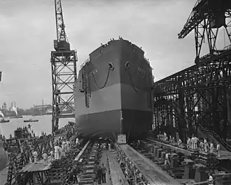 De Katelysia gaat te water bij Droogdok,