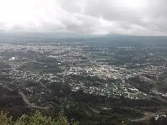 Teziutlán van boven gezien