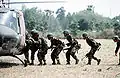 Thaise soldaten tijdens de Cobra Gold-oefening met de VS in 1992.