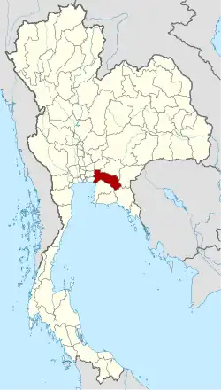 Ligging van de provincie Chachoengsao