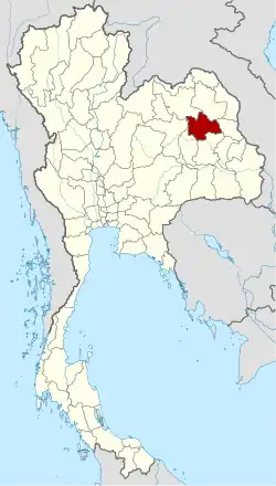 Ligging van de provincie Kalasin