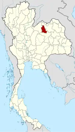 Ligging van de provincie Nong Bua Lamphu