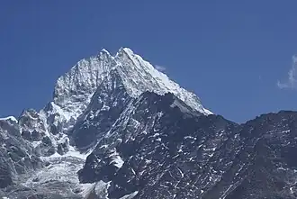 Thamserku gezien vanaf Khumjung