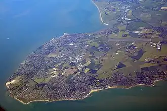 Thanet van boven gezien