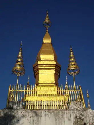 Stupa That Chomsi in Luang Prabang