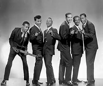 V.l.n.r. Huey Davis, Hubert Johnson, Billy Gordon, Billy Hoggs, Joe Billingslea, Sylvester Potts.