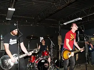 The Flatliners op een concert in 2007