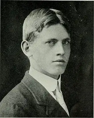 Jeugdfoto van James Paul in 1904