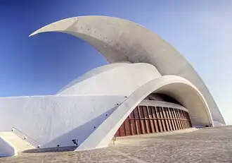Auditorio de Tenerife in Santa Cruz de Tenerife door Santiago Calatrava, 2003