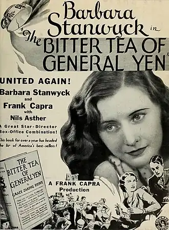 Advertentie voor The Bitter Tea of General Yen