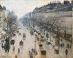 Boulevard Montmartre, winter ochtend, Metropolitan Museum of Art