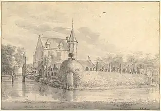 Meerdervoort in 1647, door Roelant Roghman