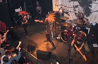 The Casualties in concert in Polen