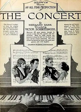 Advertentie voor The Concert