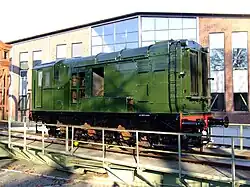 Loc NS 512 bij het NSM te Utrecht.