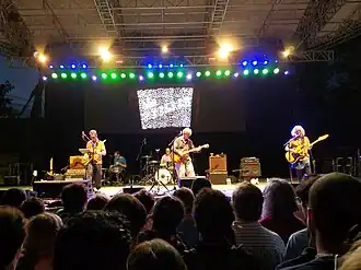 The Feelies tijdens een optreden in Central Park, 2016