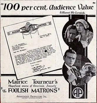 Adverentie voor The Foolish Matrons