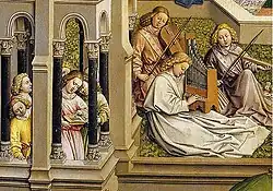 Musicerende en zingende engelen